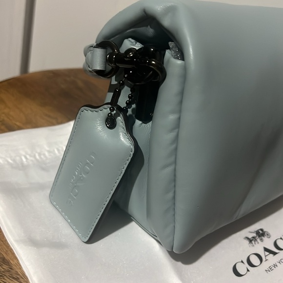 Coach Pillow Tabby 26 in Aqua - Picture 7 of 7